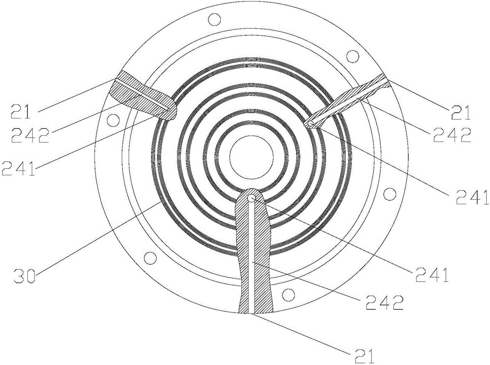 Oil cooling device and air conditioner device with oil cooling device