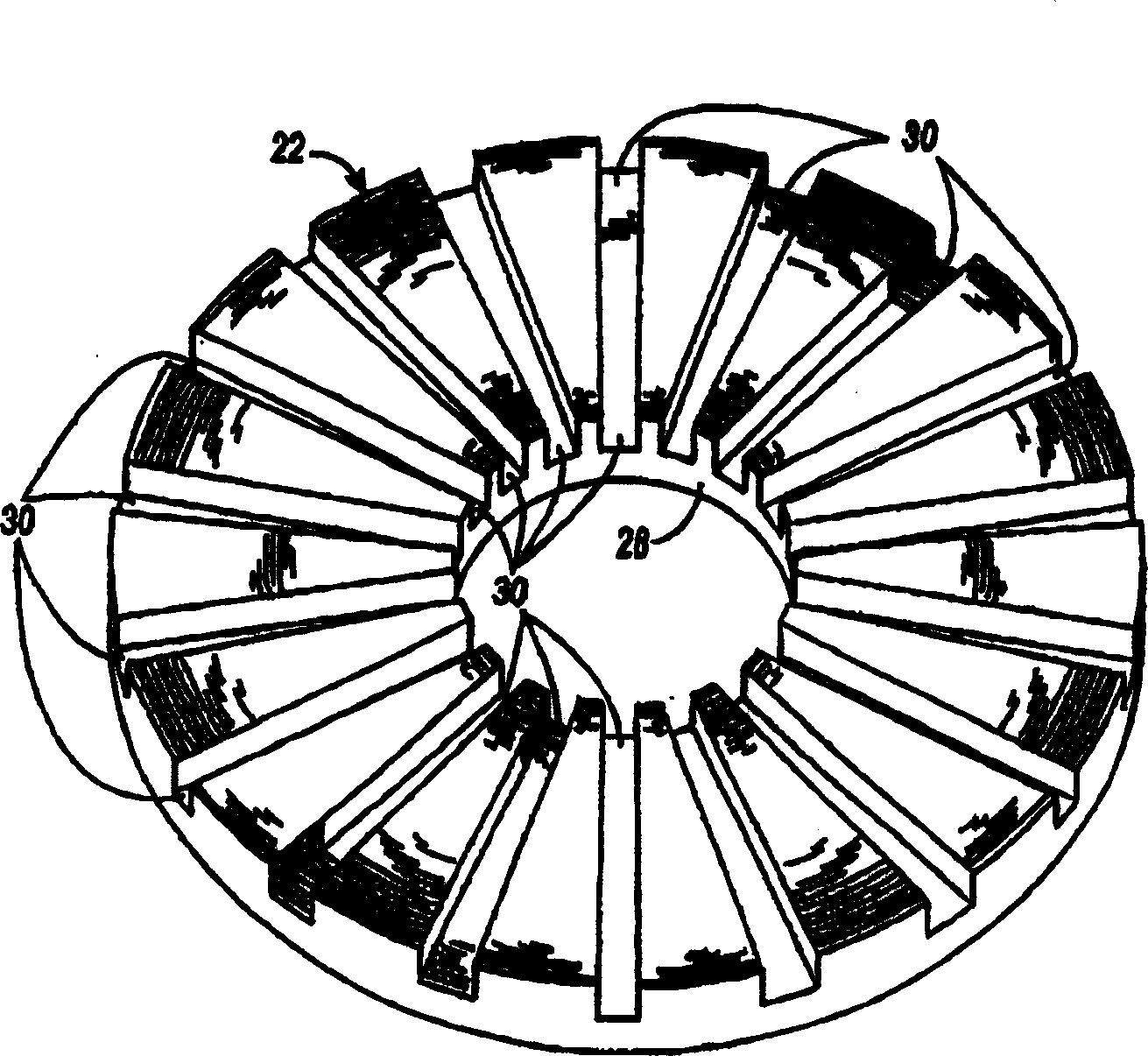 Axial gap brushless DC motor