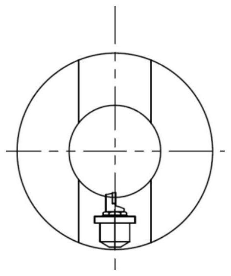 Boring-based cantilever shaft machining method for achieving large-size irregular appearances