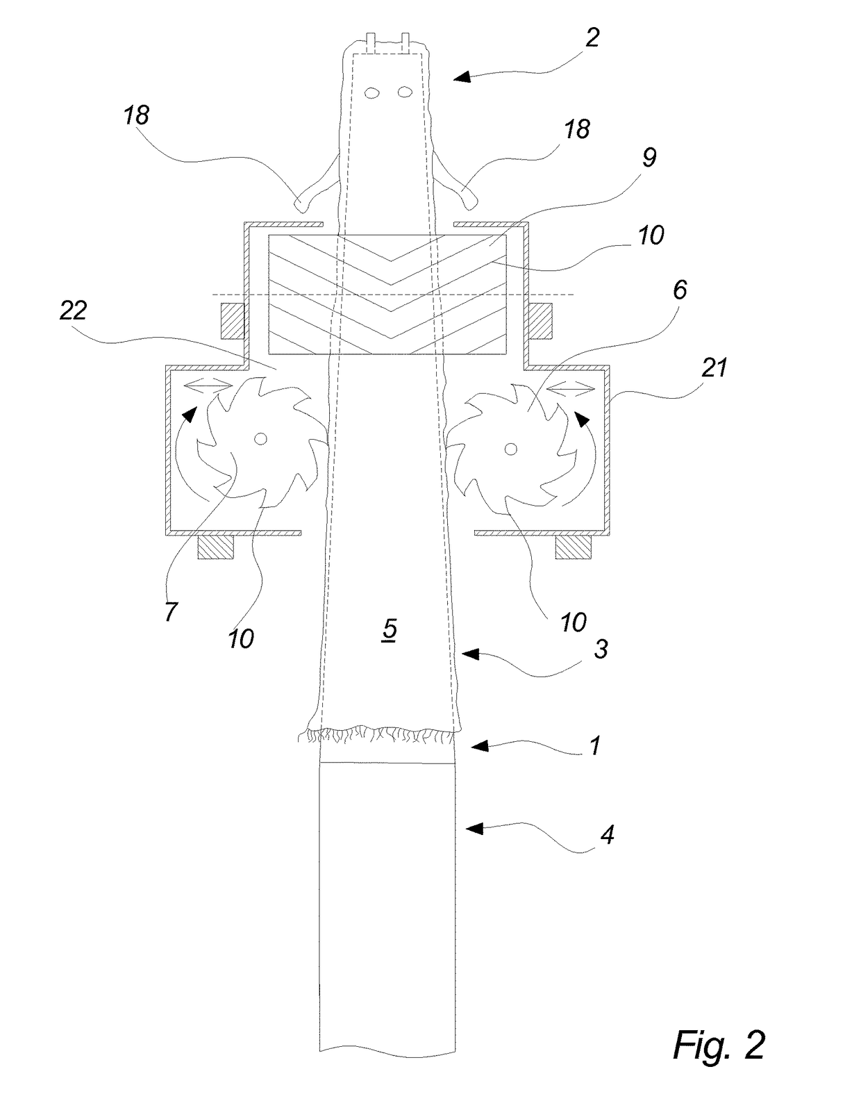 Displacement of scraping rollers