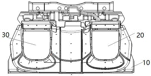 Automobile seat with lateral anti-descending structure and manufacturing method thereof