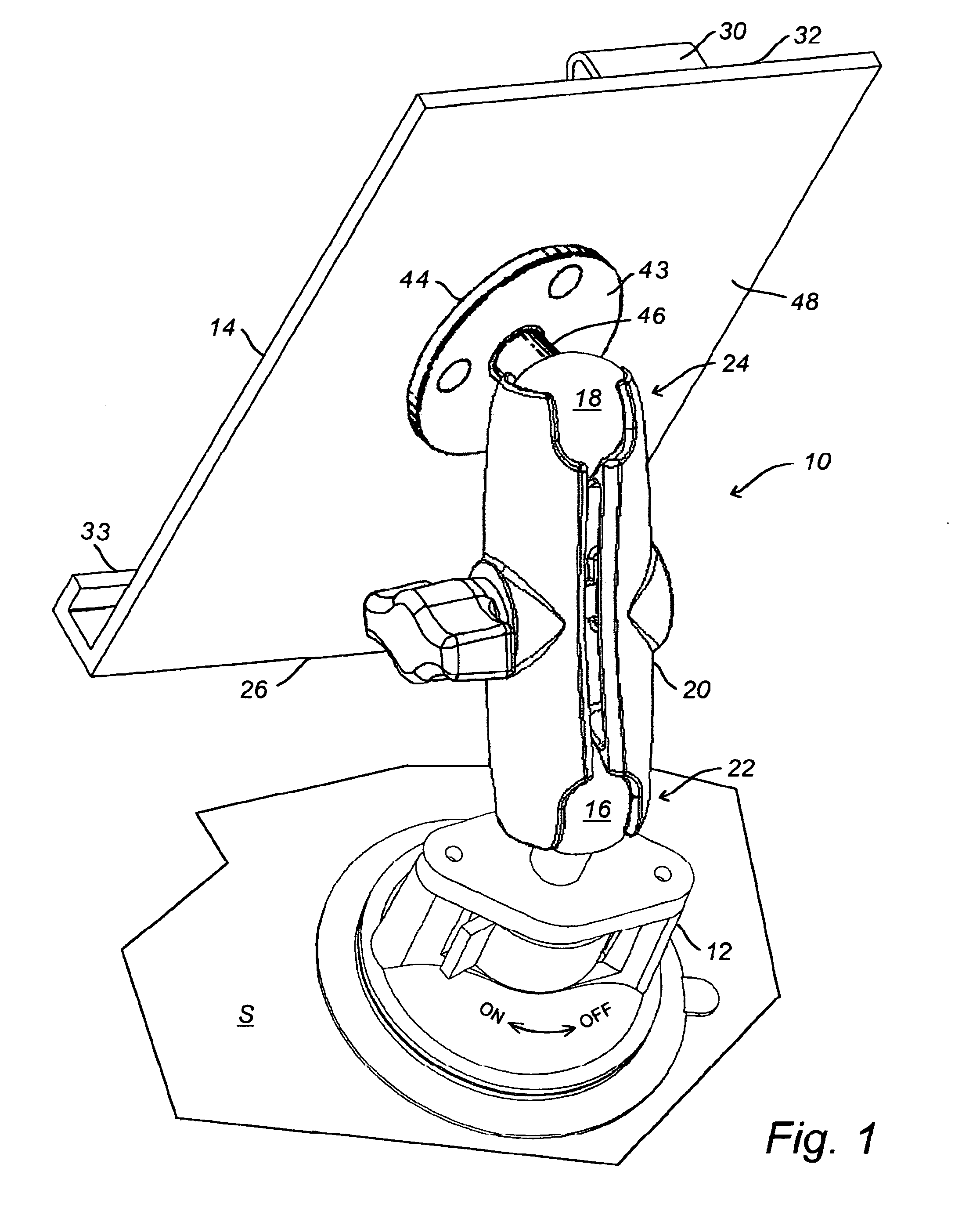 Universal detachable presentation bracket