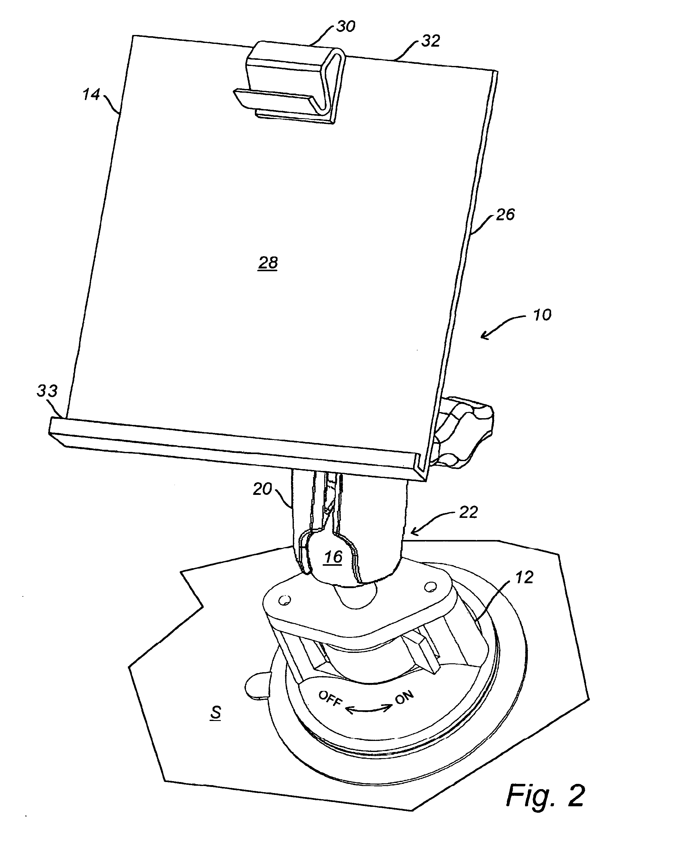 Universal detachable presentation bracket