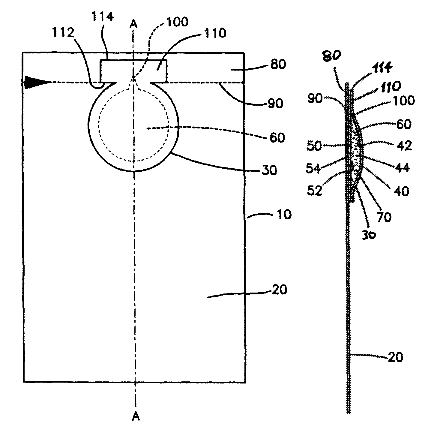 Unitized package of card and fluid vessel