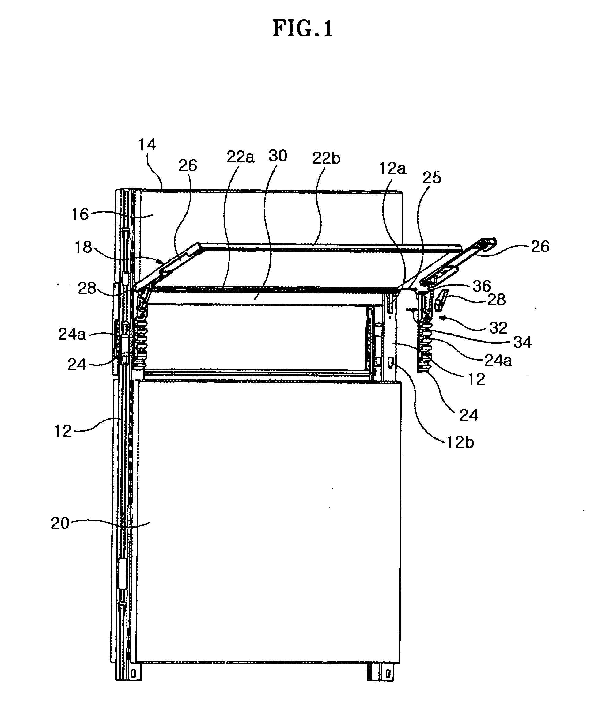 Cubicle equipped with door panels