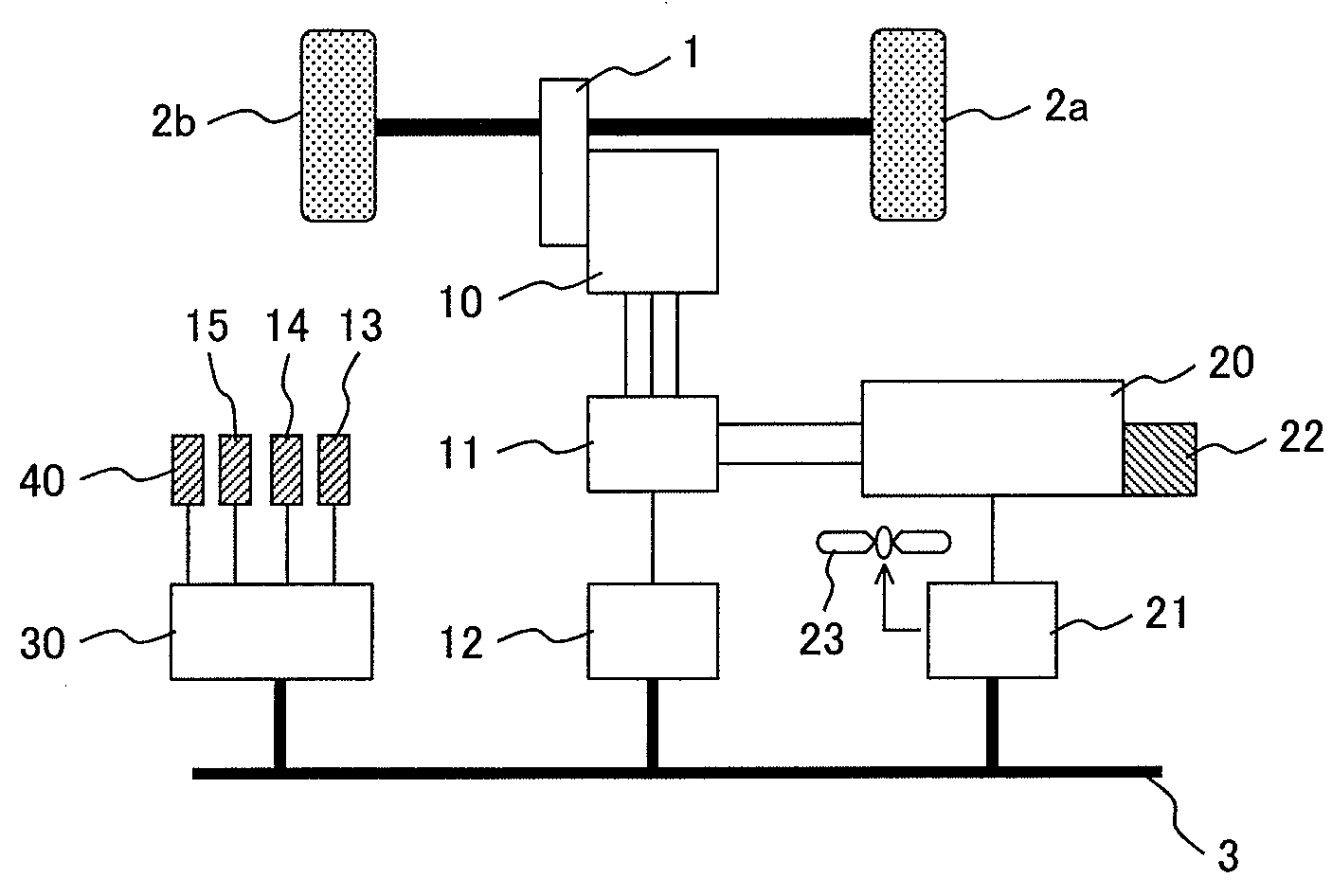 Control Device for Vehicle Electric Drive Motor and Vehicle With the Same