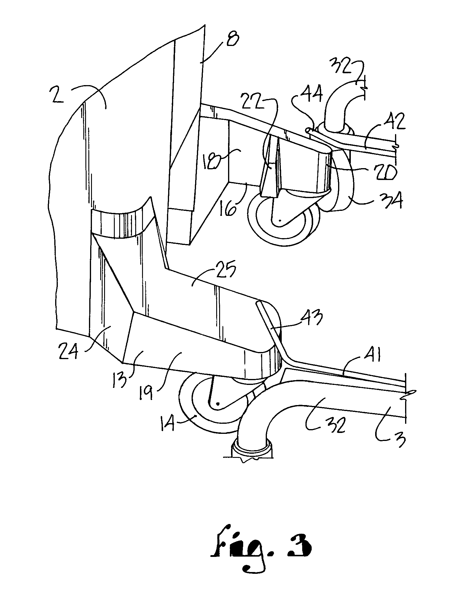 Combination mop bucket and trolley