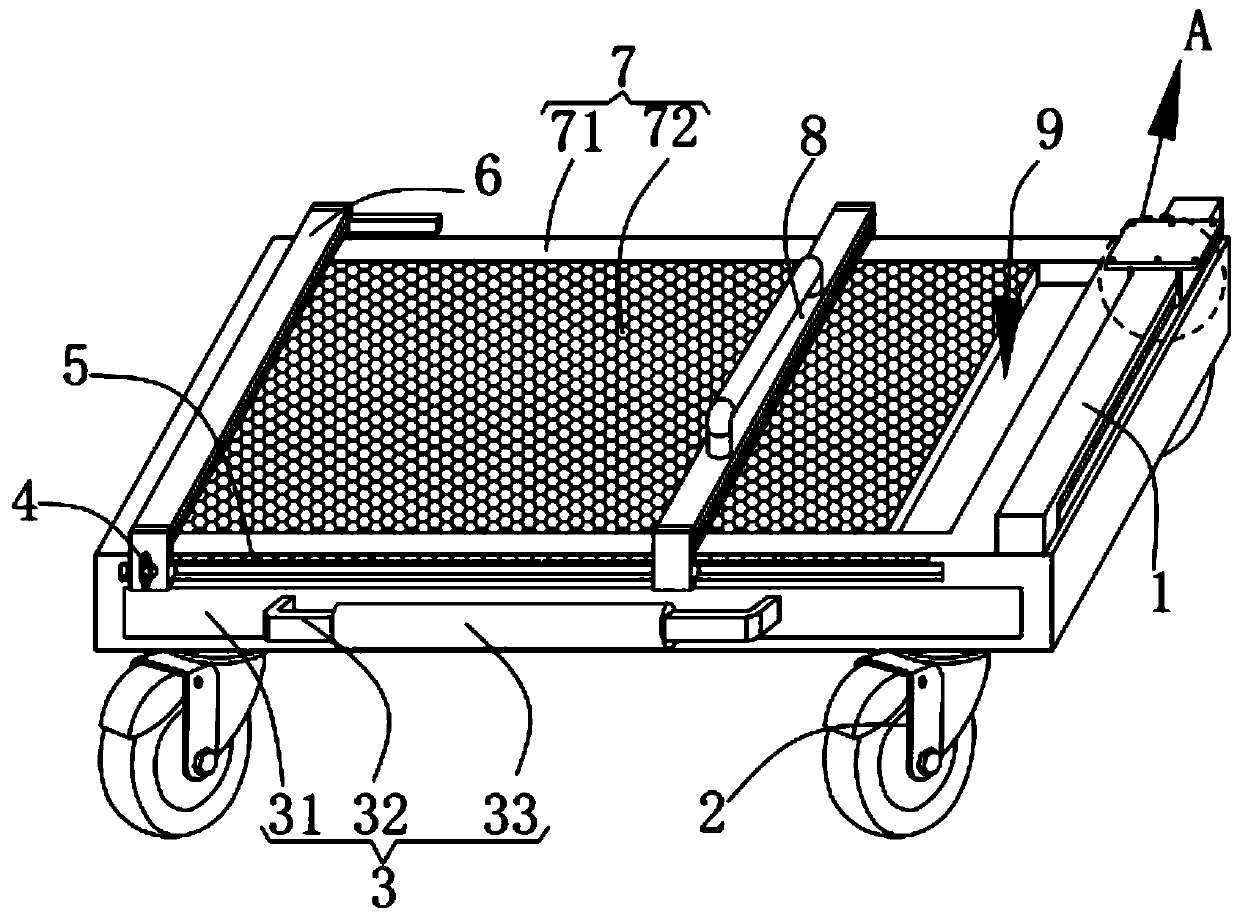 Auxiliary positioning device for ceramic tile cutting