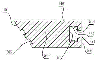 Vertical-surface wheel chute chromium-alloy periphery-adjustable engineering rubber clamp