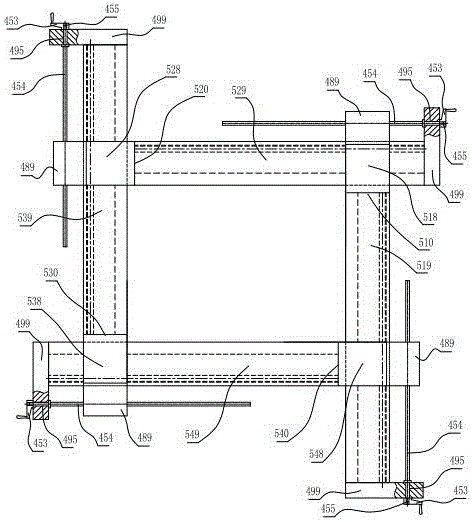 Vertical-surface wheel chute chromium-alloy periphery-adjustable engineering rubber clamp