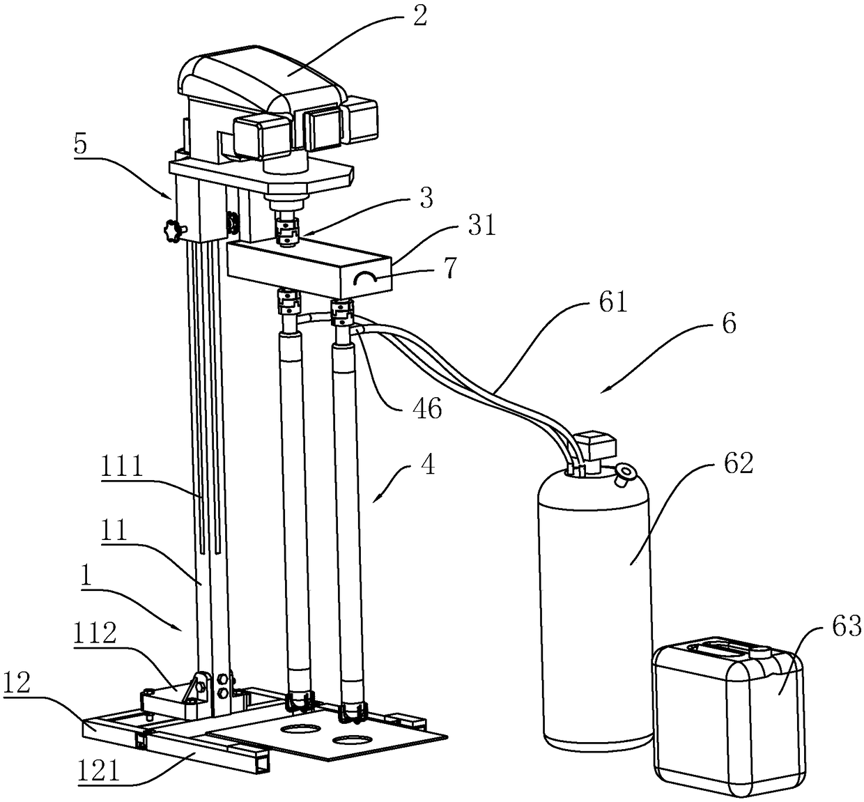 High-efficiency ground sampling device and sampling method