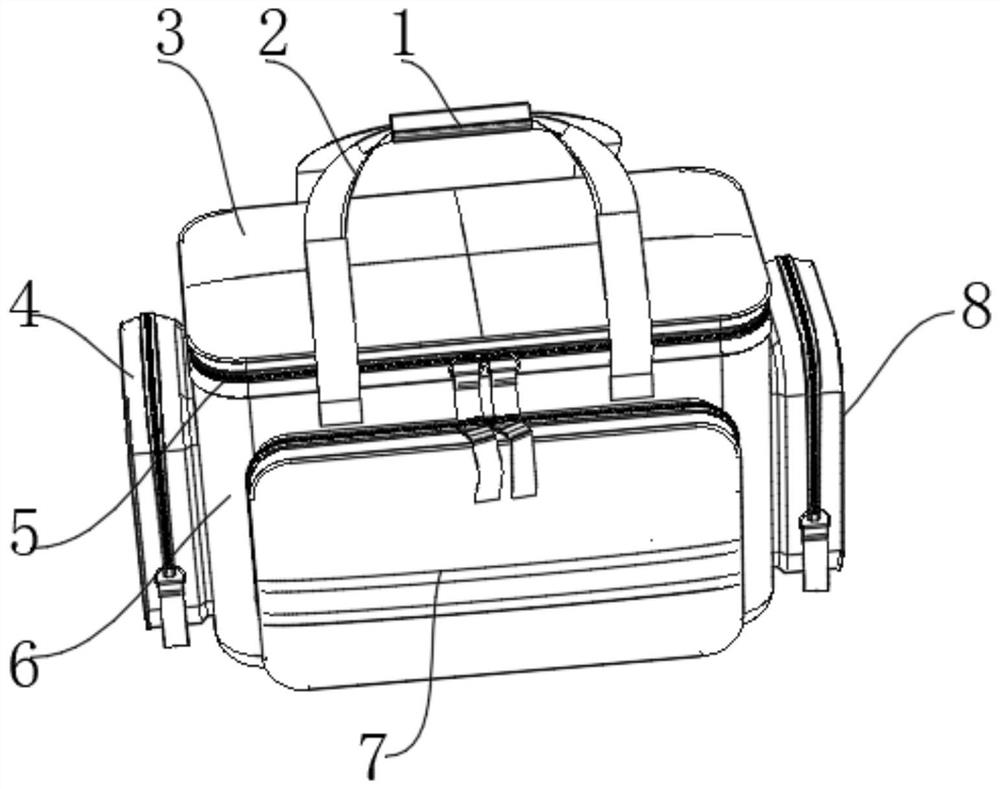 Disposable enterostomy nursing bag