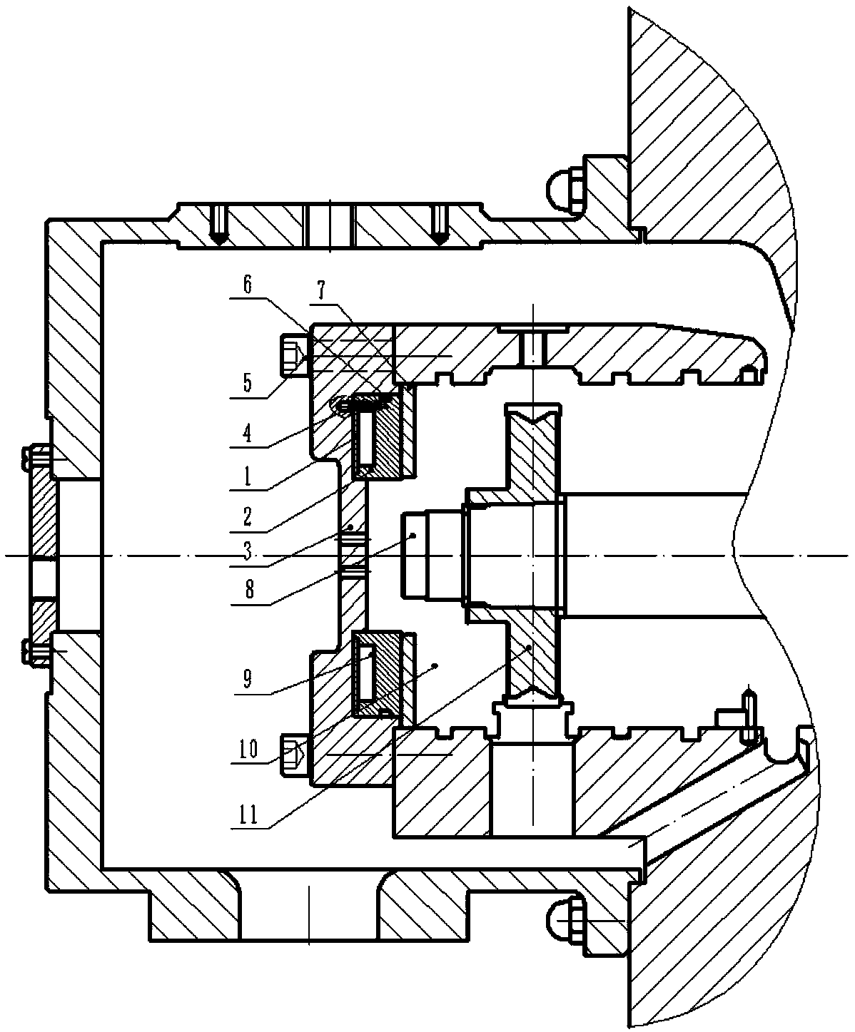 Device and method for measuring axial thrust of centrifugal compressor