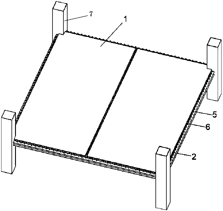 Prefabricated-type steel-profiled steel sheet concrete combined beam