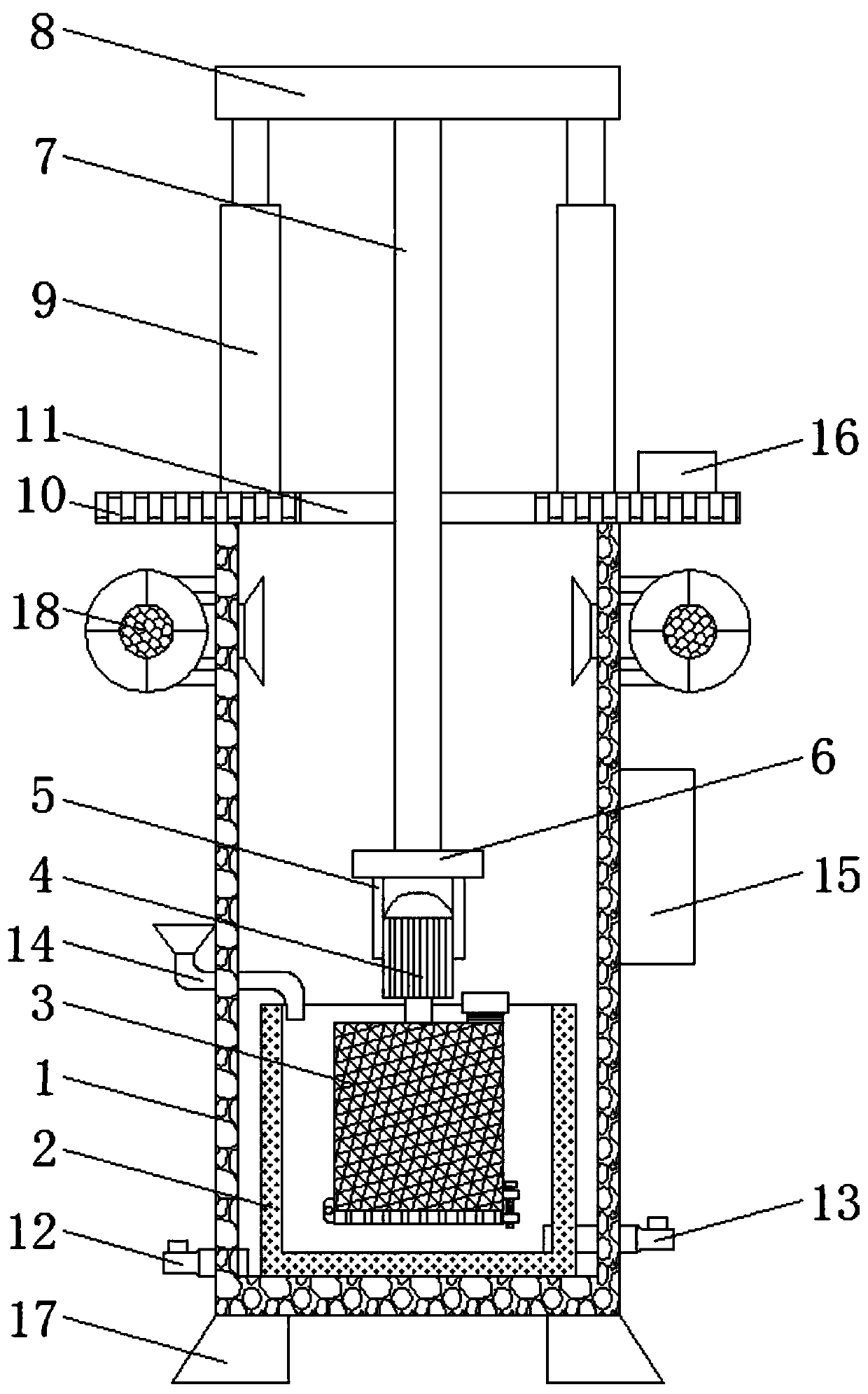 Washing device for medical tool of gastroenterology department