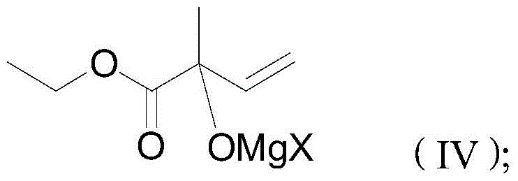 The preparation method of 4-halo-2-methyl-2-butenoic acid ethyl ester