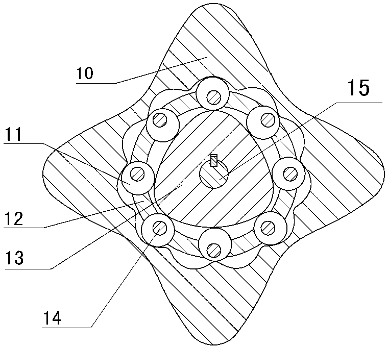 Optional tooth difference swing type high-rotation-speed internal-combustion engine