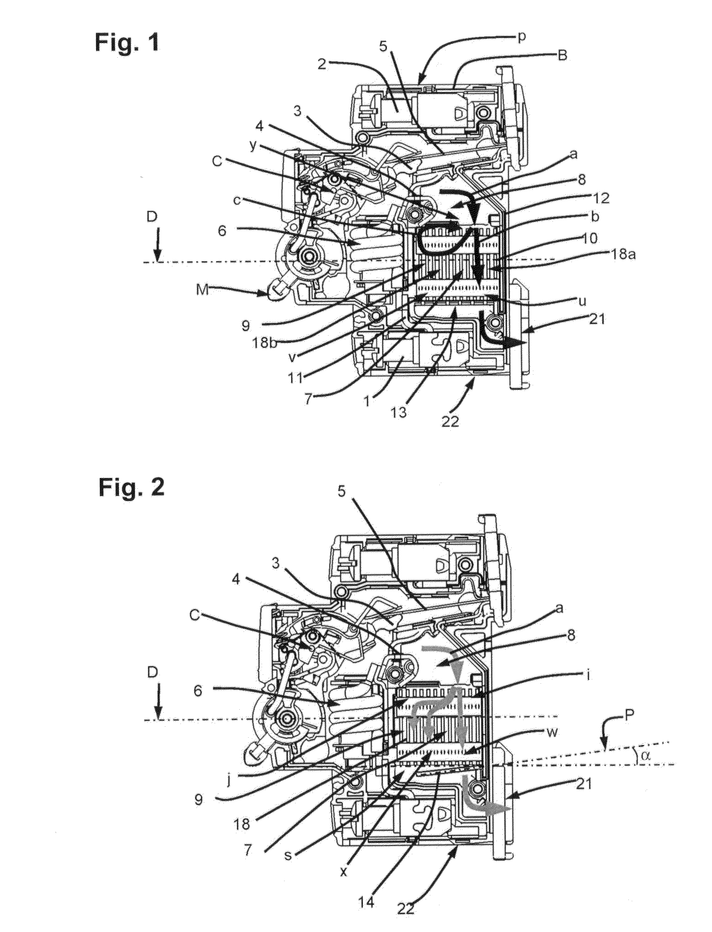 Arc extinguishing chamber for an electric protection apparatus and electric protection apparatus comprising same