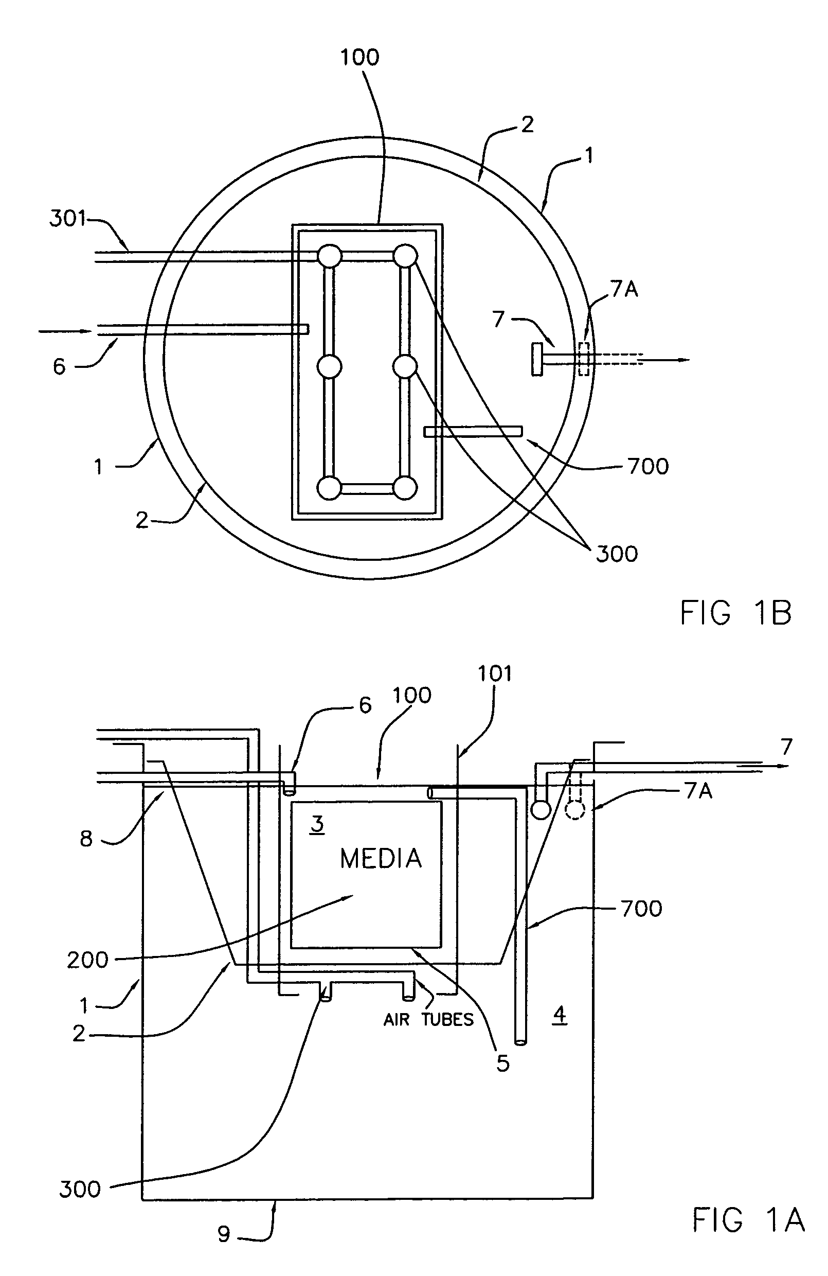 Growth media wastewater treatment reactor