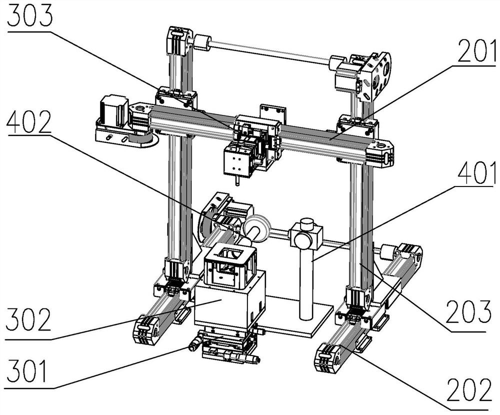 Additive manufacturing device and method based on meniscus constrained electrodeposition