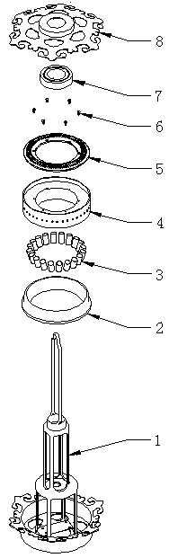 Self-induction wind-powered lantern