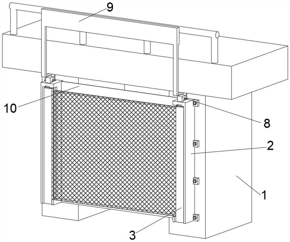 Emergency risk avoiding device for highway bridge