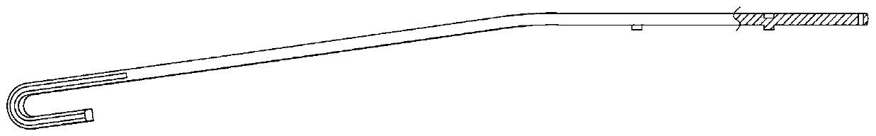 Automatic forming equipment for connecting rod of windscreen wiper