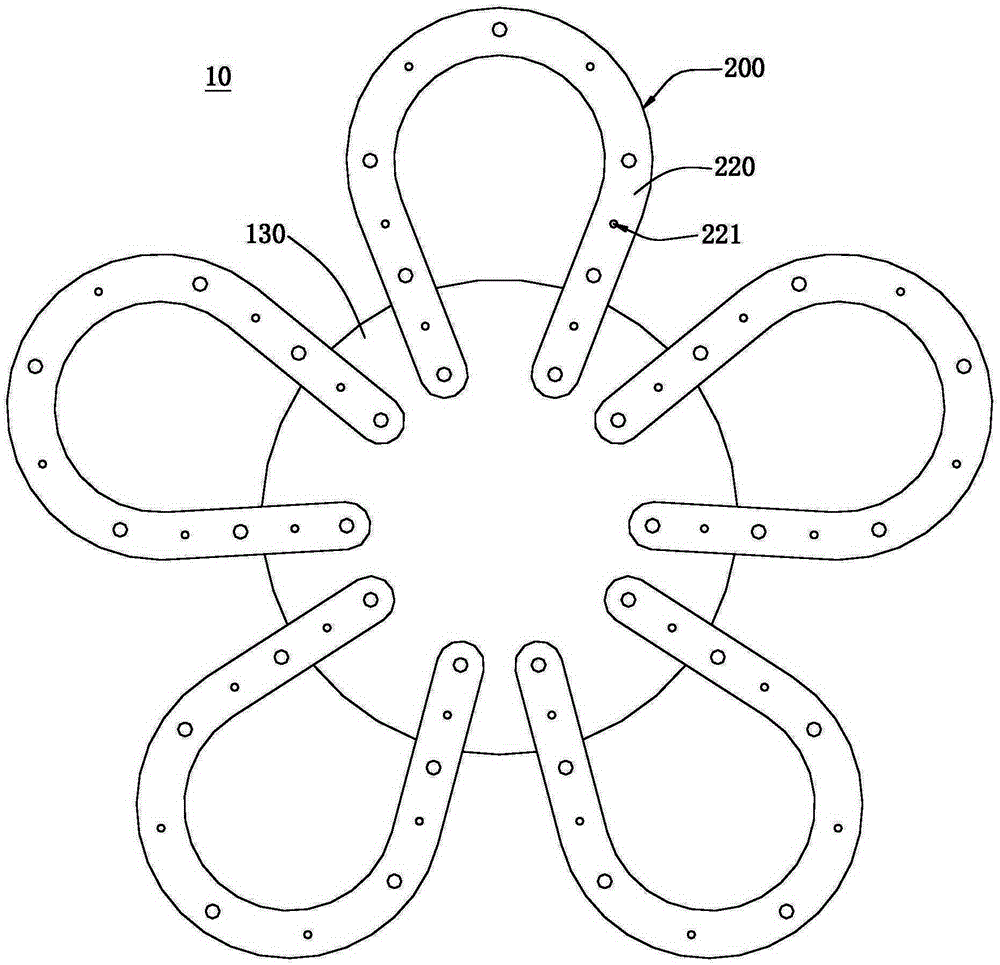 Plant growth and development promoting lamp