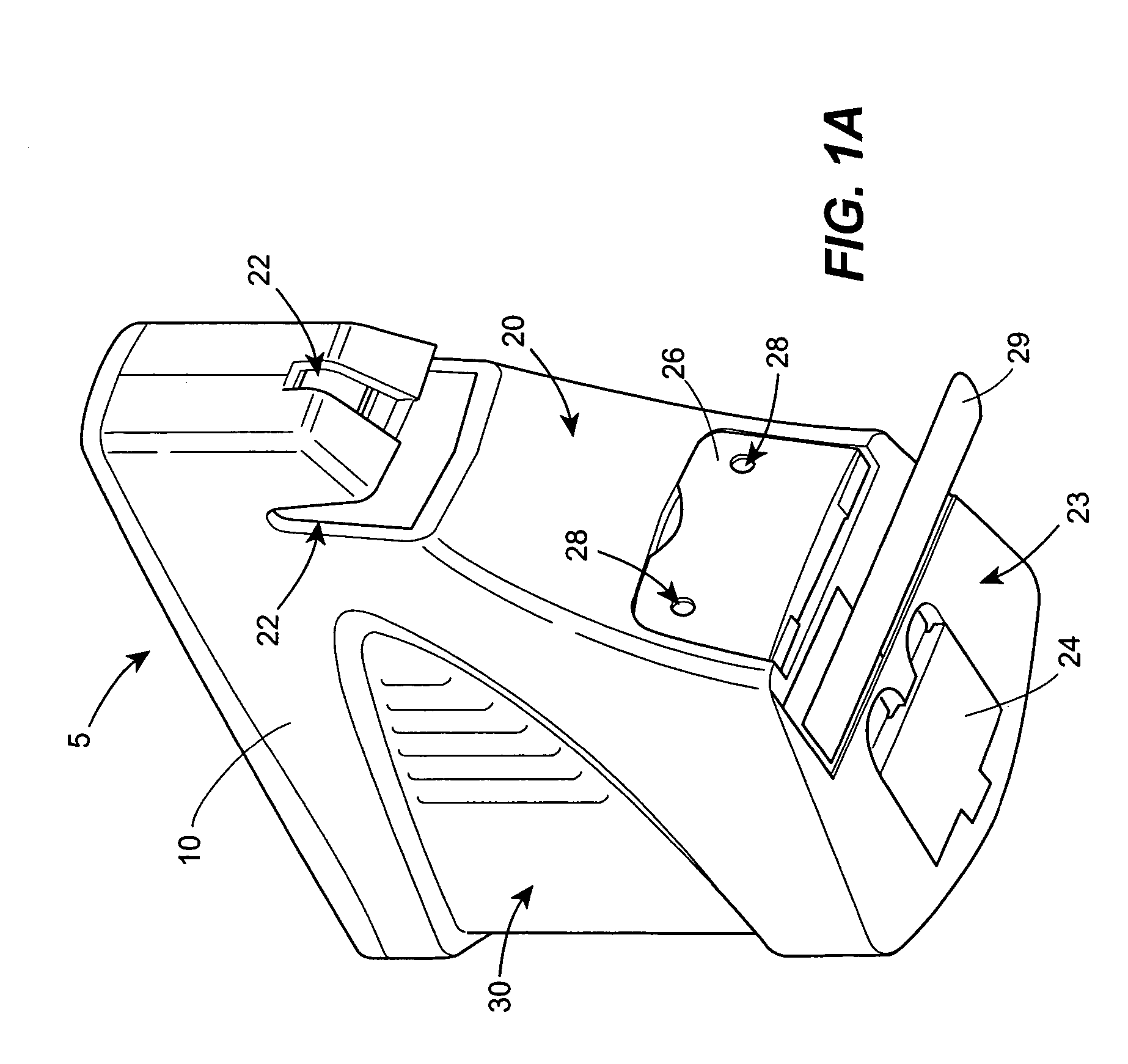 Intersecting laser line generating device