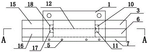 Shear cell and test method suitable for rock joint shear-seepage coupling test