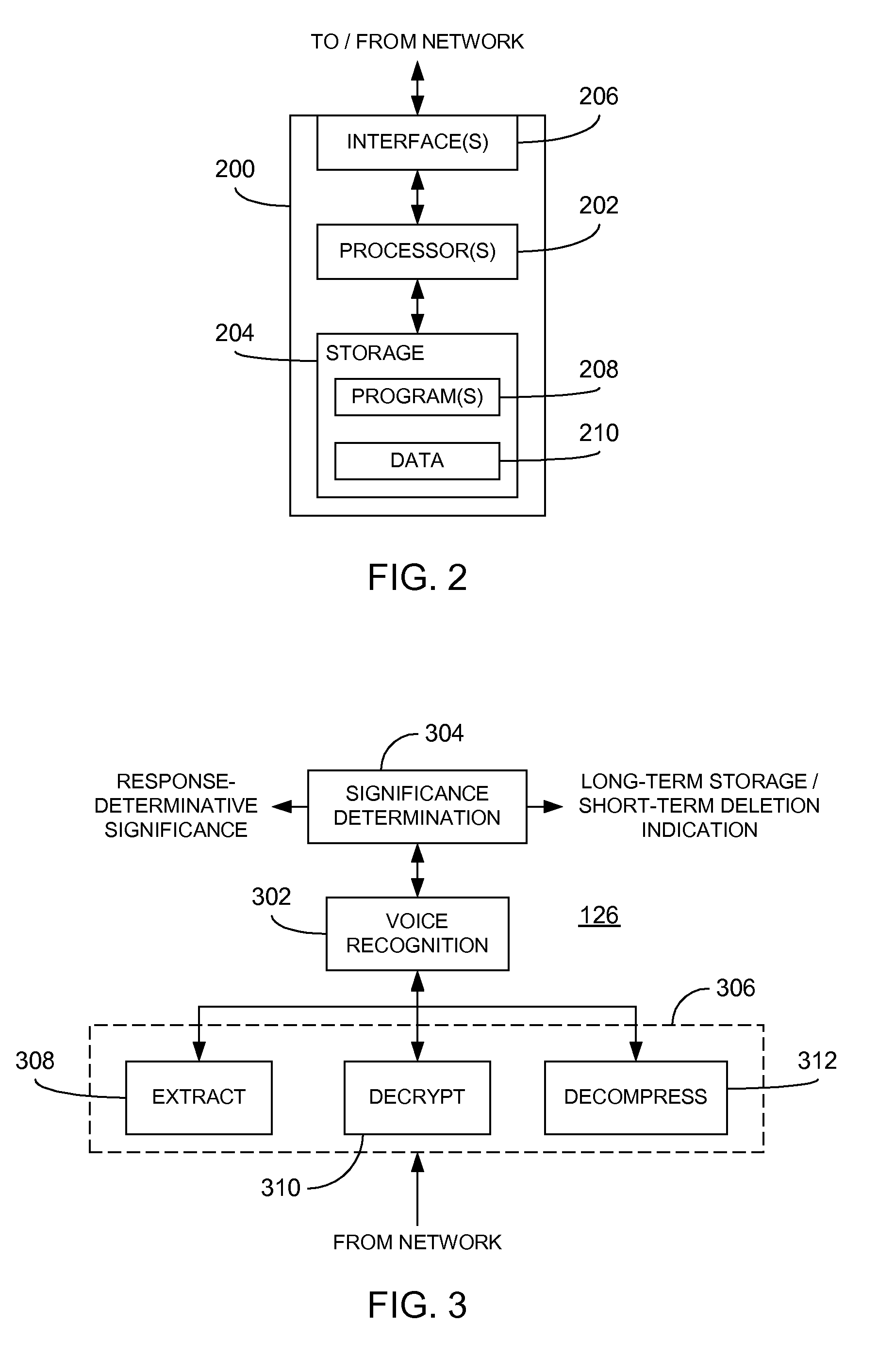 Treatment processing of a plurality of streaming voice signals for determination of a responsive action thereto