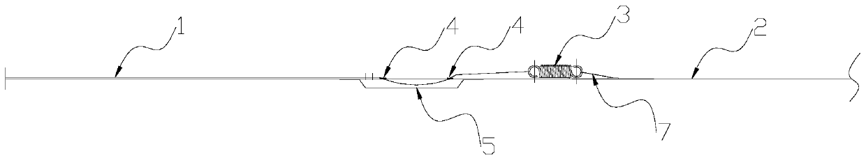 Capsule tearing device and aerostat using the device