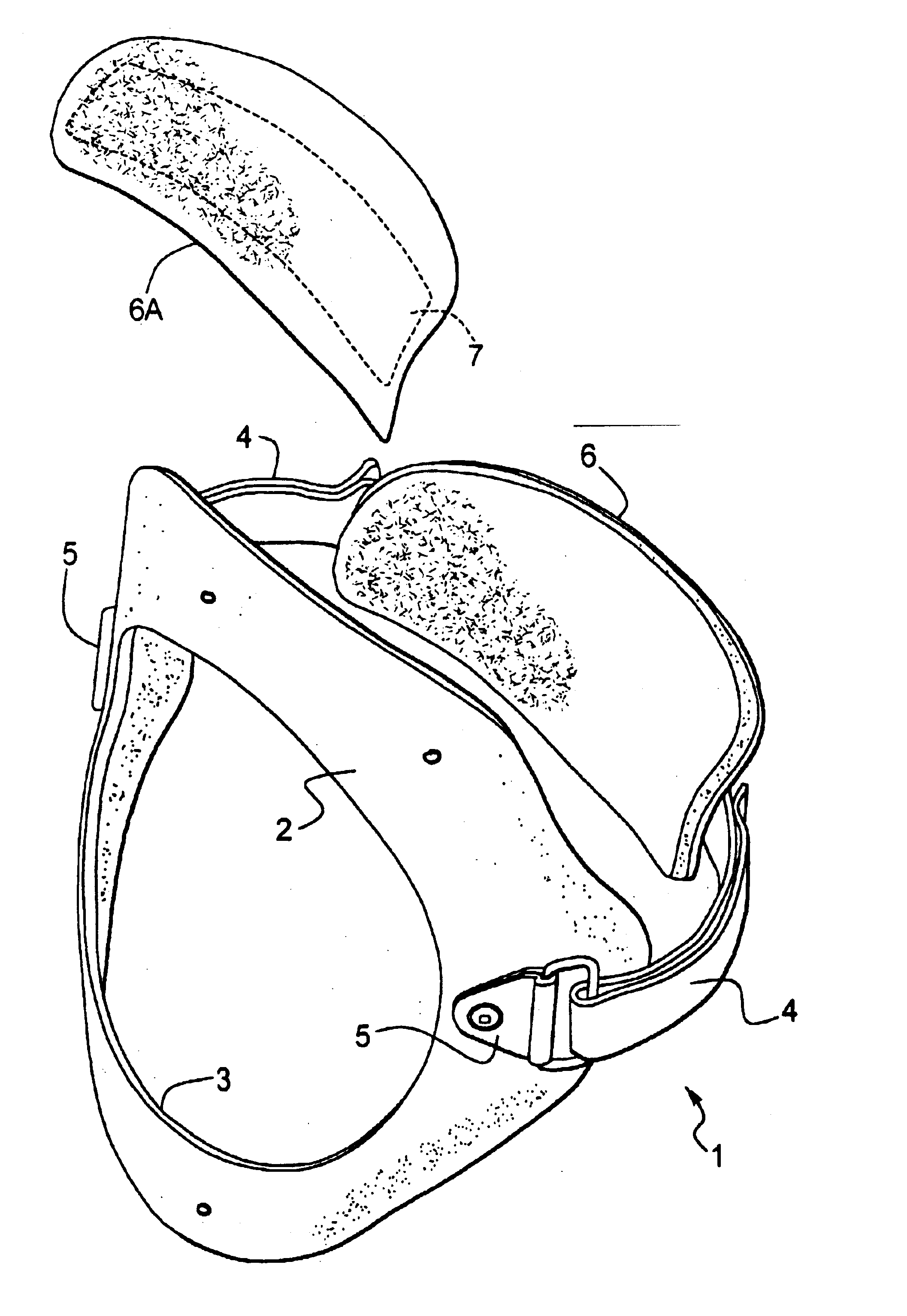 Method for lordosis adjustment for treating discomfort in, or originating in, the cervical spine region