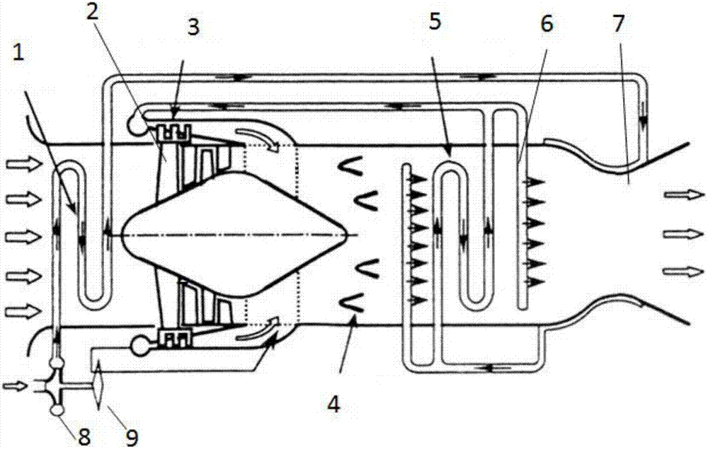 Air pre-cooling compression aero-engine and hypersonic aircraft