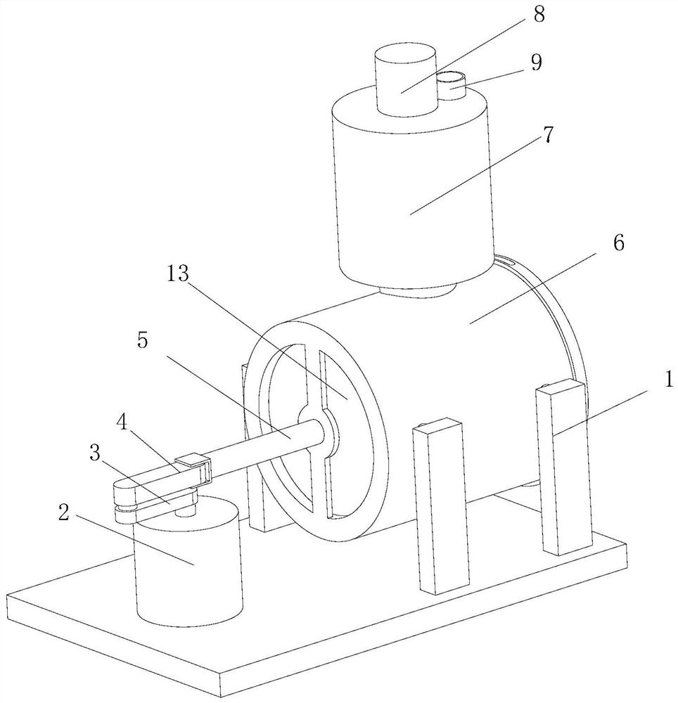 A feed processing device for raising hedgehogs