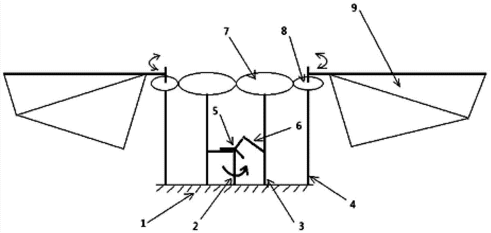 Wing-flapping micro air vehicle based on triangular structure