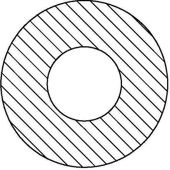 Novel casting mould structure for car brake disc