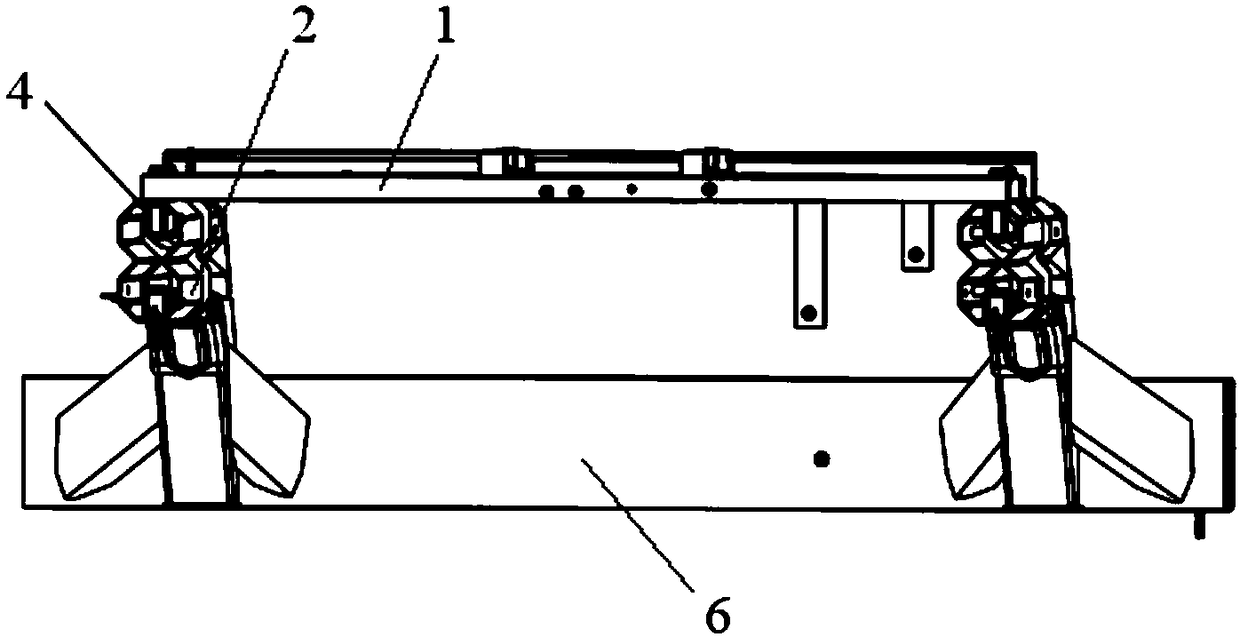 A front longitudinal beam assembly of an electric vehicle with a threaded casing structure