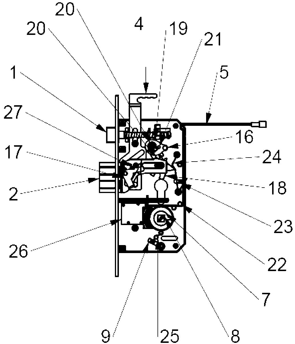 Electronic lock body