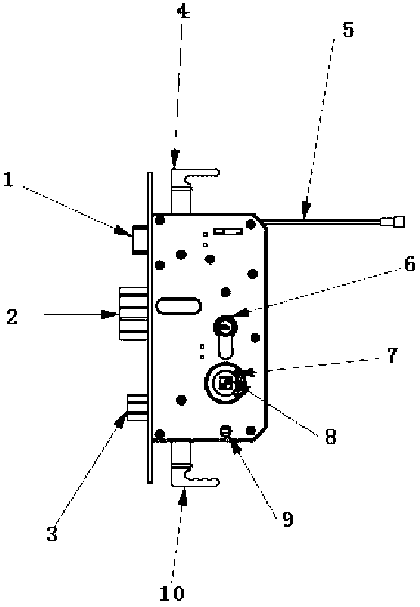 Electronic lock body