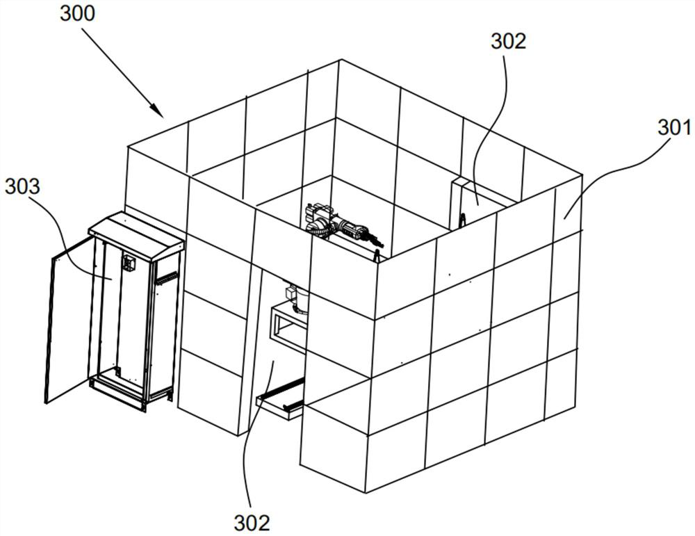 Double-station needling robot equipment