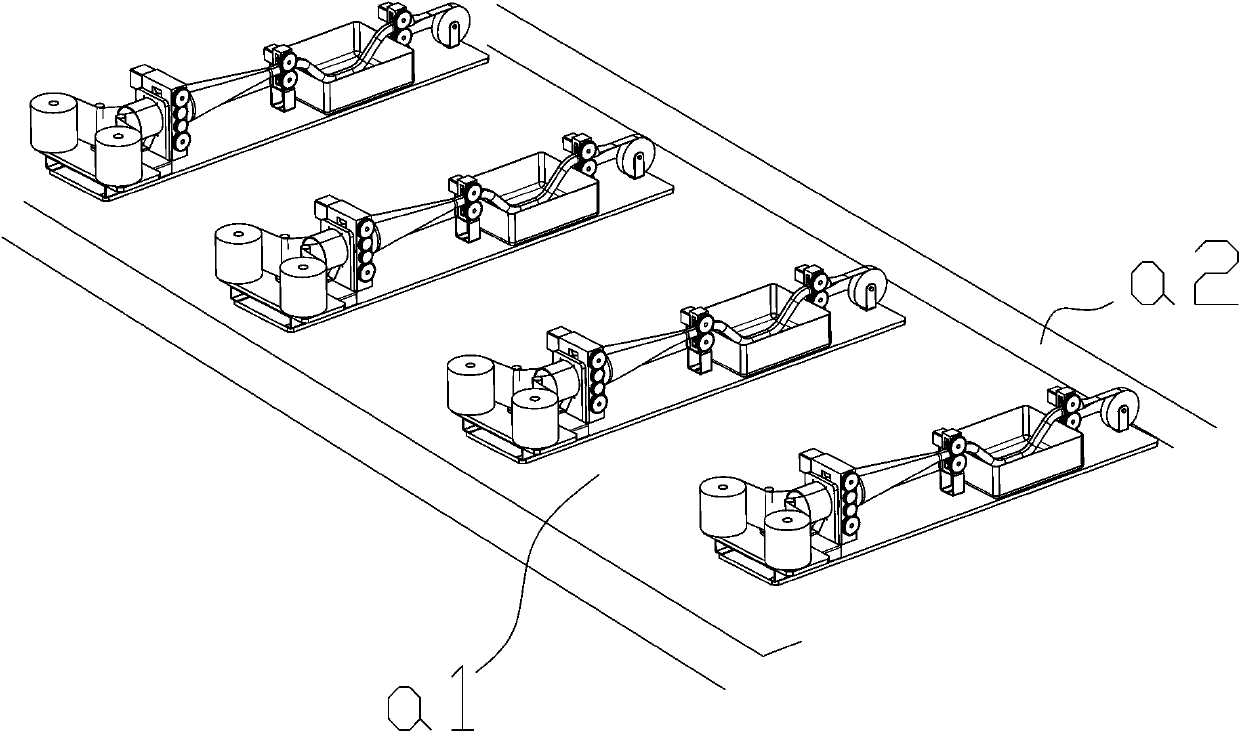 Anti-counterfeit label making robot assembly line based on expansion and stretching