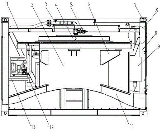 Radioactive waste resin shielding transfer method and device