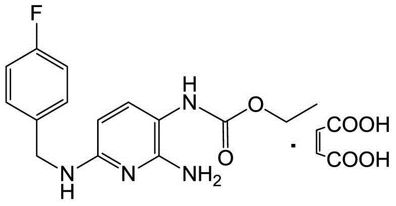 Method for preparing flupirtine maleate by one-pot method