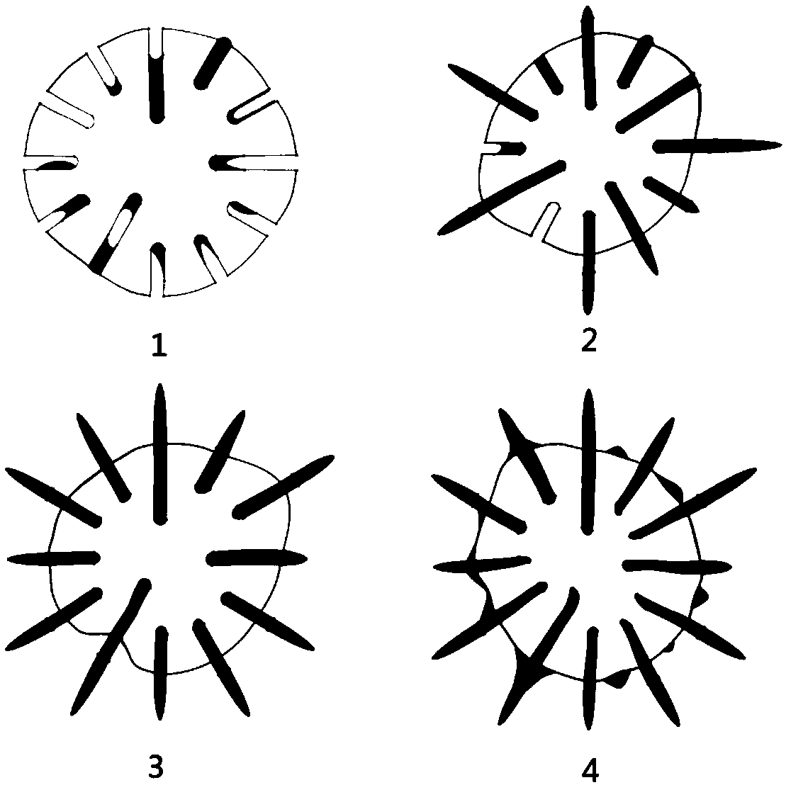 Micro-nano composite particle and vacuum negative pressure embedded preparation process thereof