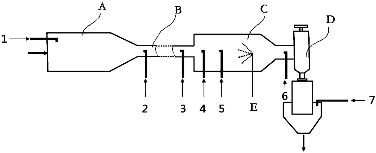 Micro-nano composite particle and vacuum negative pressure embedded preparation process thereof