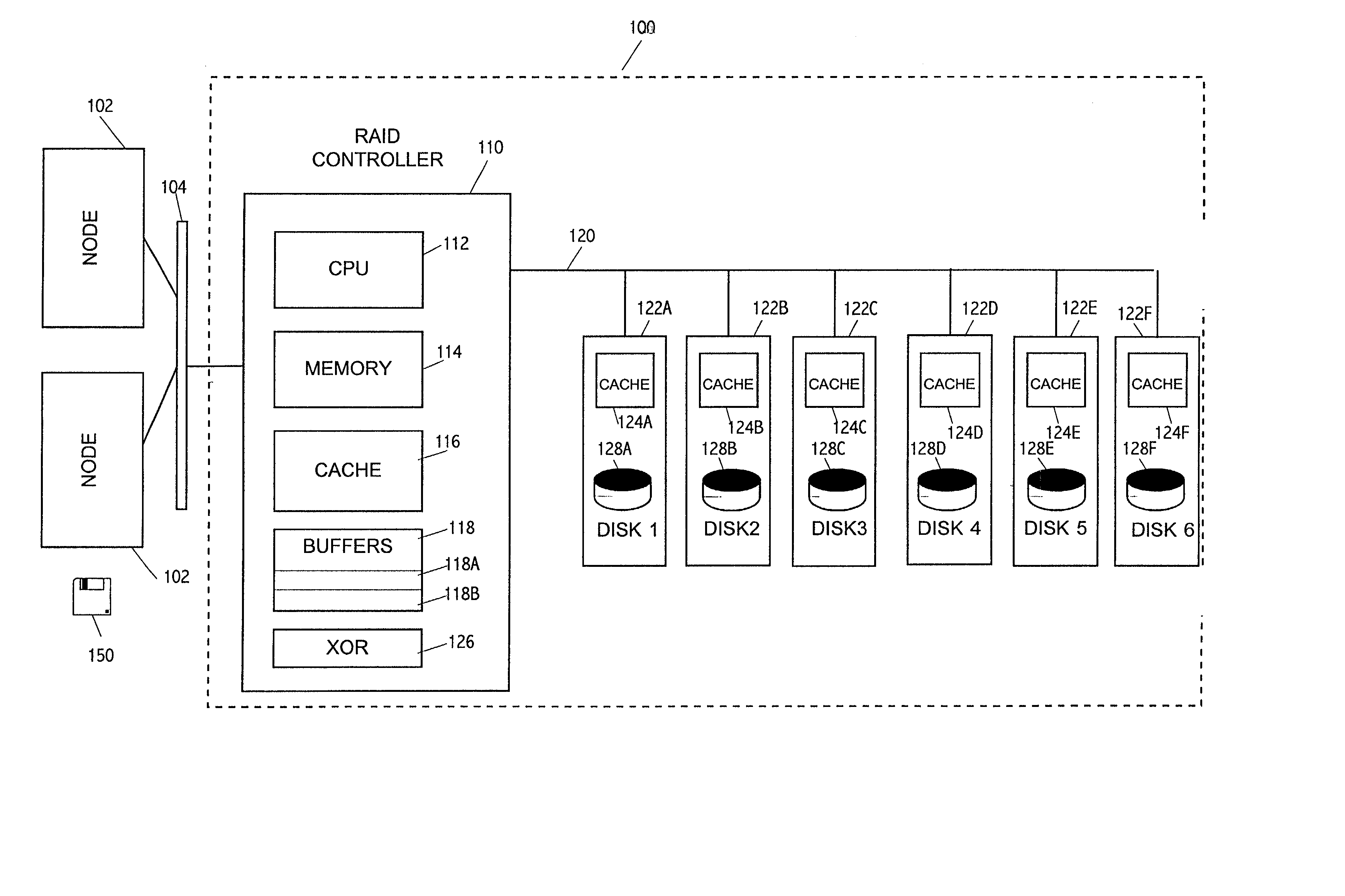 Method and apparatus for supporting parity protected raid in a clustered environment