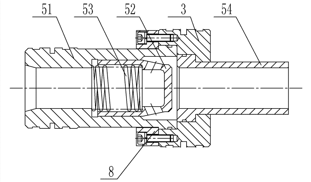 One-way valve injection device for die casting machine