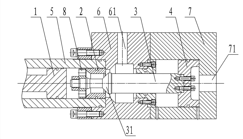 One-way valve injection device for die casting machine