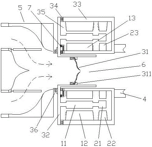 Horizontal type annular efficient excitation adjustable-pitch axial flow hydraulic generator and acting method